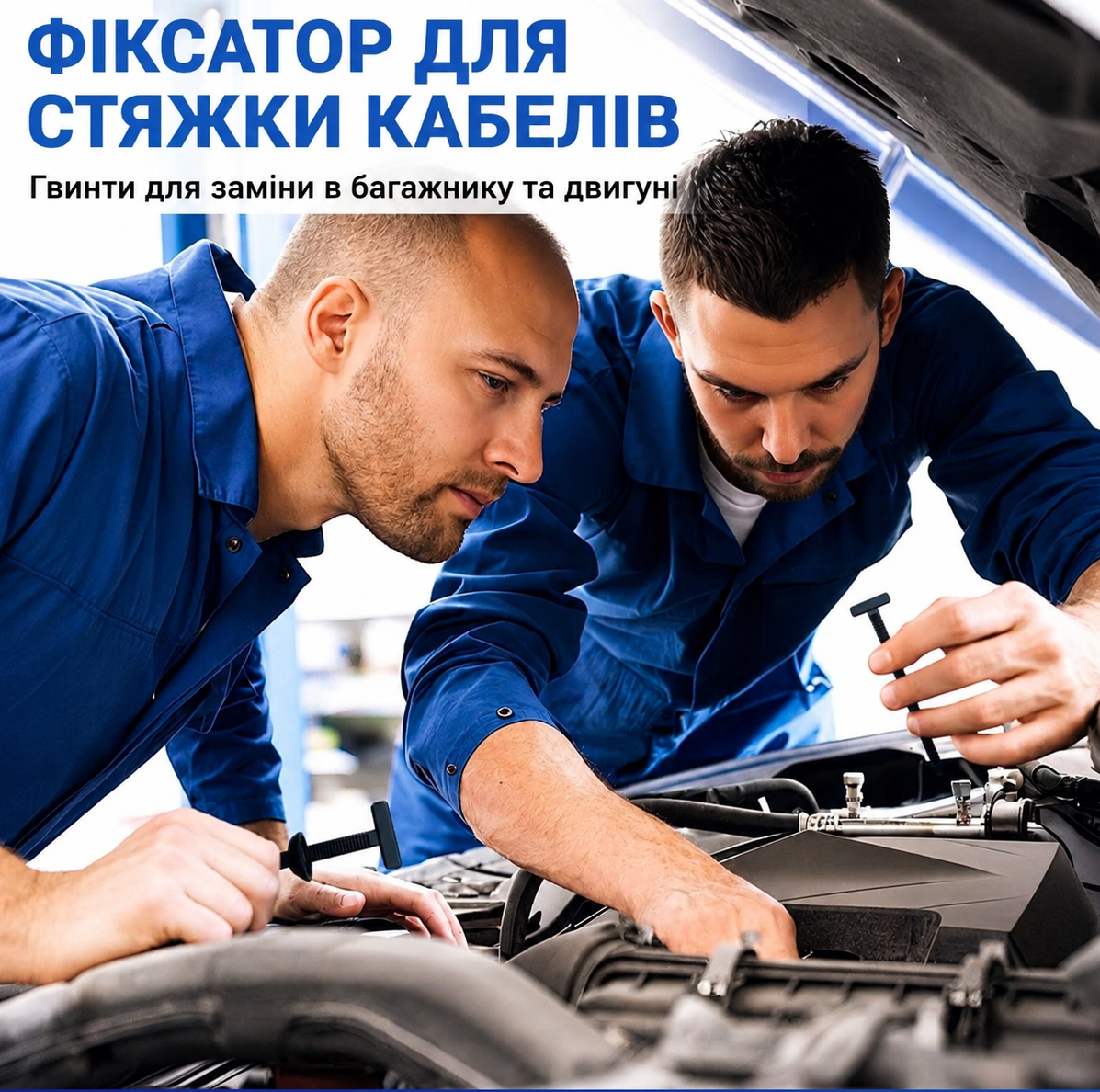 Нейлонові самоблокувальні стяжки з фіксатором 