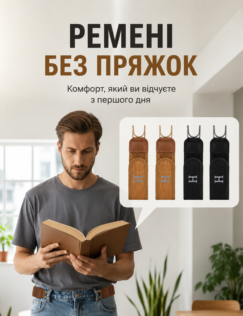 Ремені без пряжок